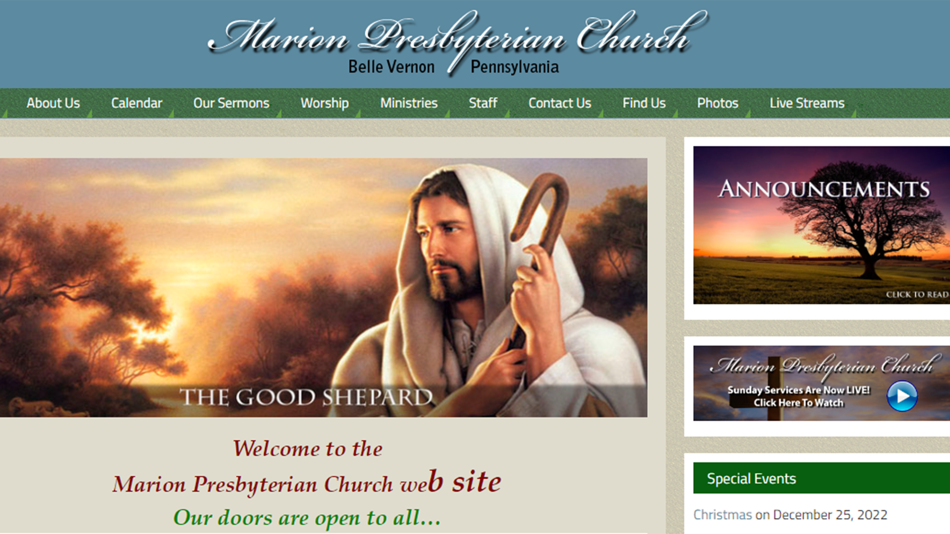 Marion Church's Website